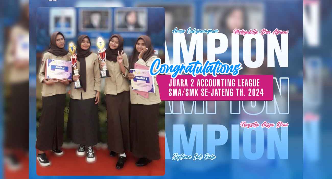 Siswi SMK Bhumi Phala Parakan Raih Juara 2 Accounting League Se-Jateng Tahun 2024